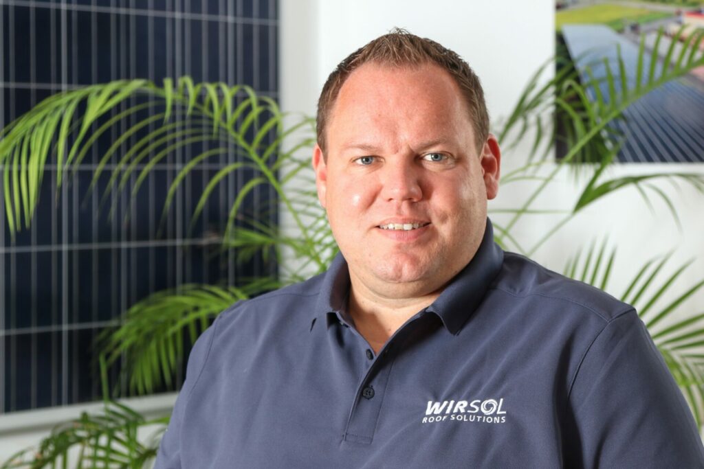 Johannes Groß, Geschäftsführer der Wirsol Roof Solutions