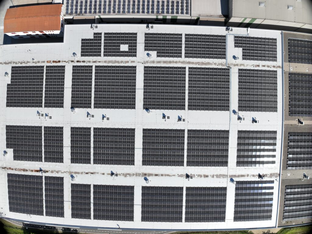 PV-Anlage auf dem Multicube Münsterland